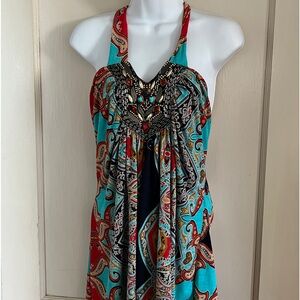 Venus halter top multicolored in size XL.